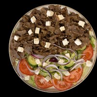 Kebab salaatilla