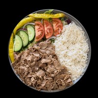 Kebab riisillä